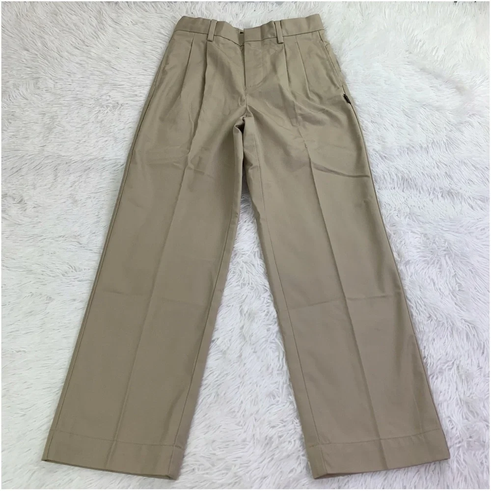 Parker NWT boy's‎ pleated front Khaki Chinos in tan